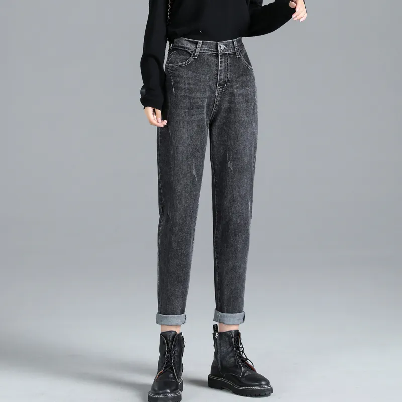 ORIGIN Jeans Women's Black Gray Color-0
