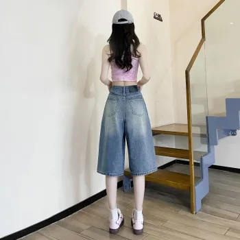 ORIGIN Denim Shorts Women's Blue