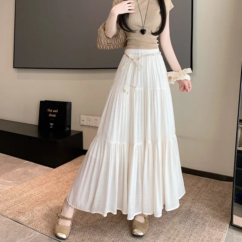 ORIGIN Casual Long Skirt Women's-13