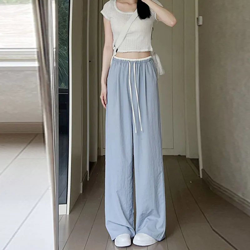 ORIGIN Casual Pants Women's Blue-11