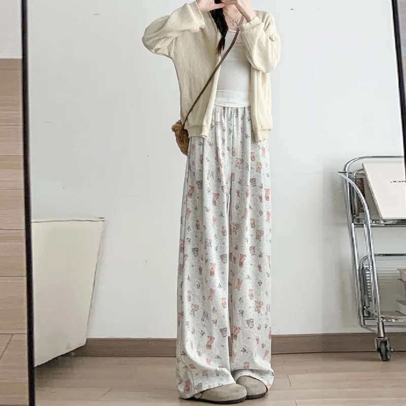 ORIGIN Casual Pants Women's White Gray-12