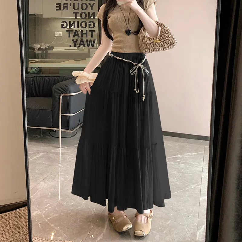 ORIGIN Casual Long Skirt Women's-2
