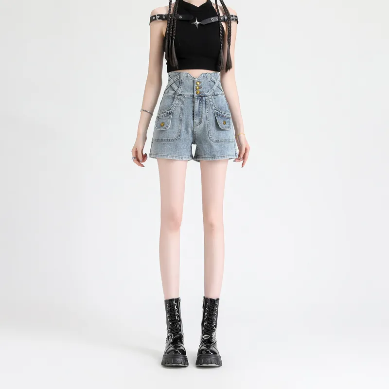 ORIGIN Denim Shorts Women's-3