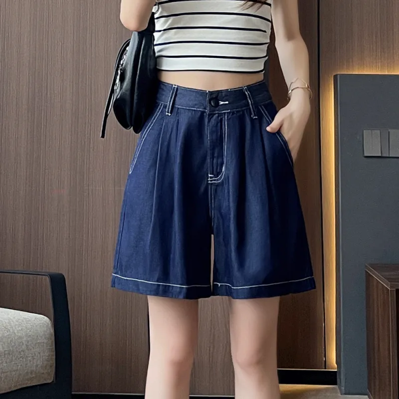ORIGIN Denim Shorts Women's Denim Blue-2