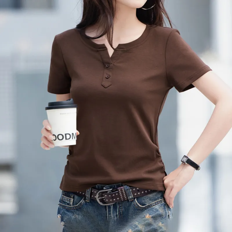 ORIGIN Set in Sleeve T Shirt Women's-11