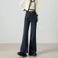 Dark Blue Ankle-Length