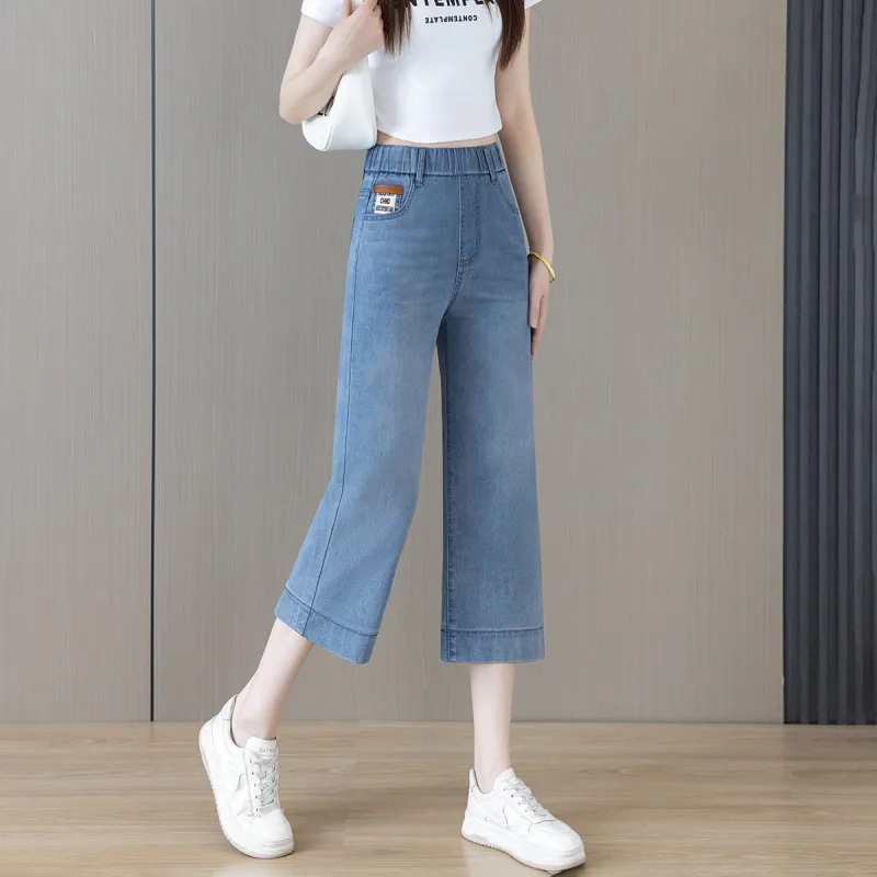 ORIGIN Jeans Women's Light Blue Cropped-5