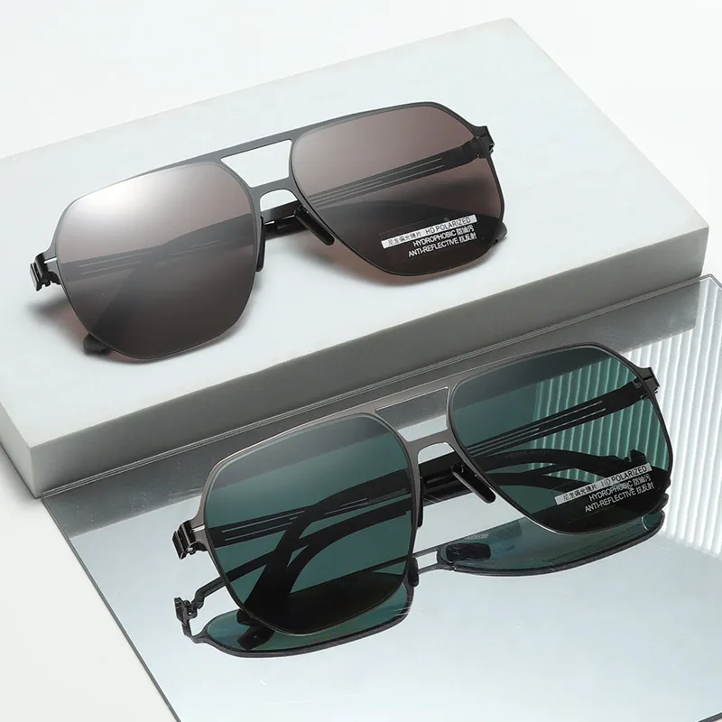 LEARNING RESOURCES Metal Square Sunglasses Men's-3