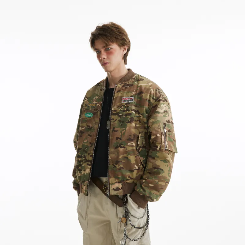 NANDCHN Puffer Jacket Unisex Camouflage-3