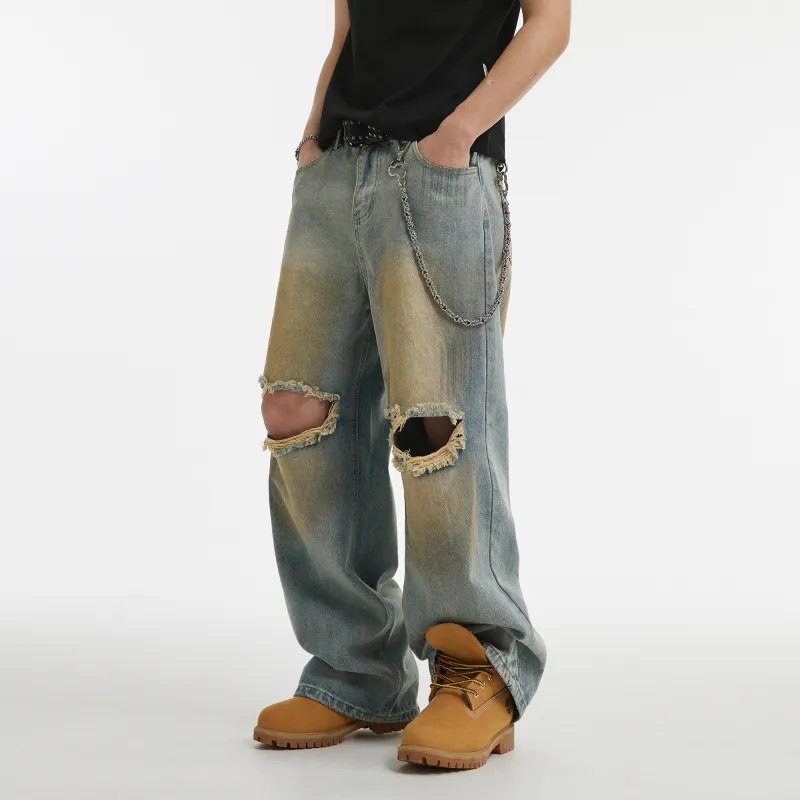 NANDCHN Jeans Unisex Nostalgic Blue-2