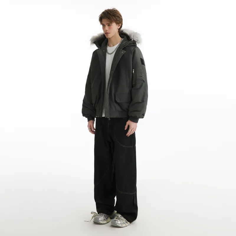 NANDCHN Parka Coats Unisex-6