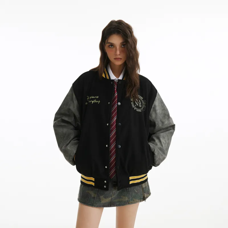 NANDCHN Puffer Jacket Unisex Black-2