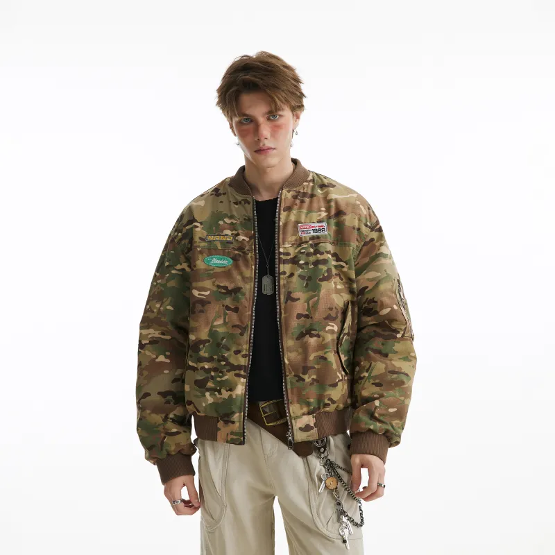 NANDCHN Puffer Jacket Unisex Camouflage-2
