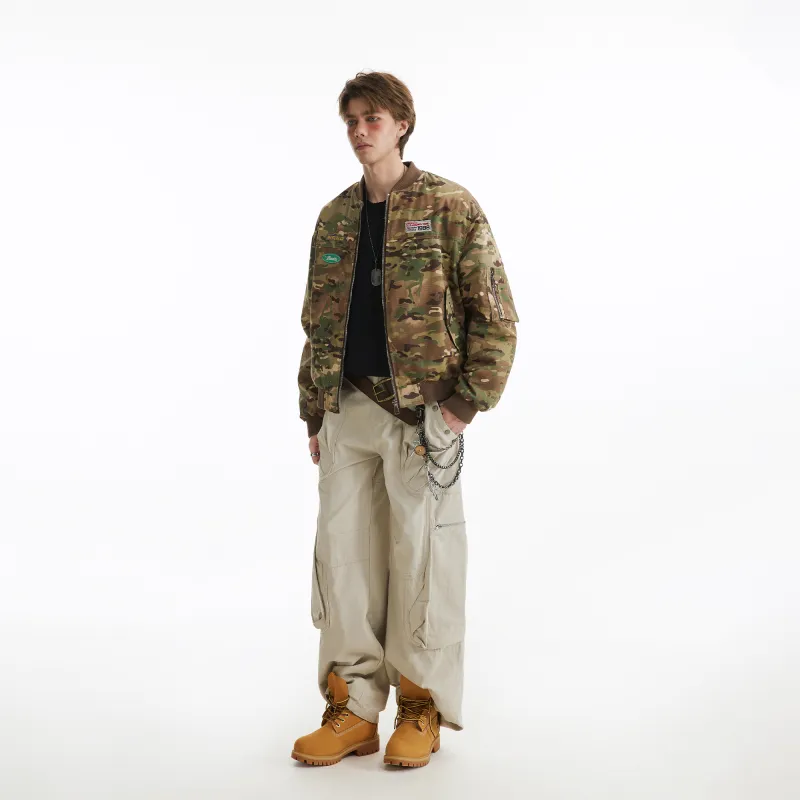 NANDCHN Puffer Jacket Unisex Camouflage-4