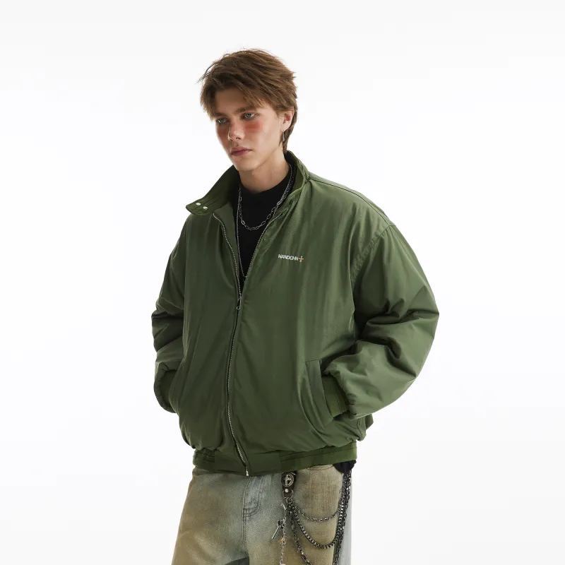 NANDCHN Puffer Jacket Unisex Green-5