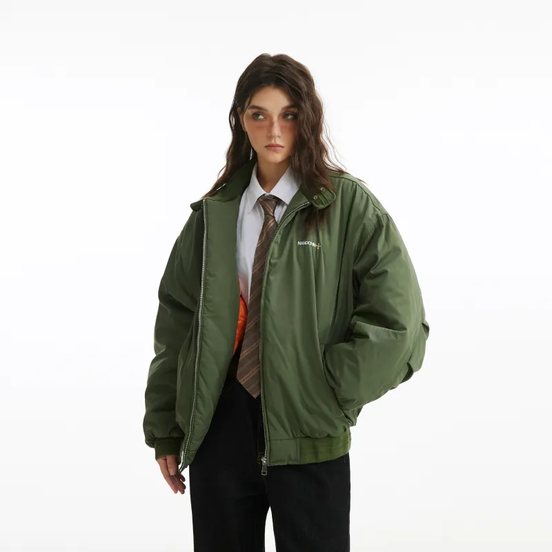 NANDCHN Puffer Jacket Unisex Green-2