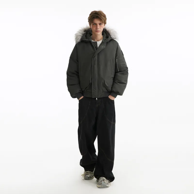 NANDCHN Parka Coats Unisex-5