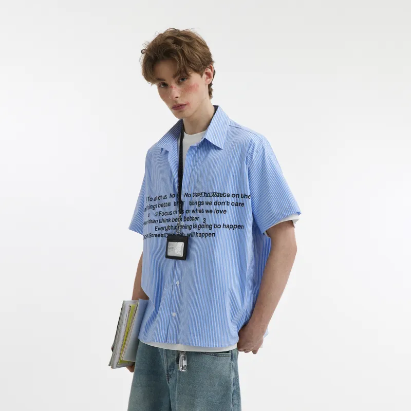 NANDCHN Shirt Unisex Light Blue-2