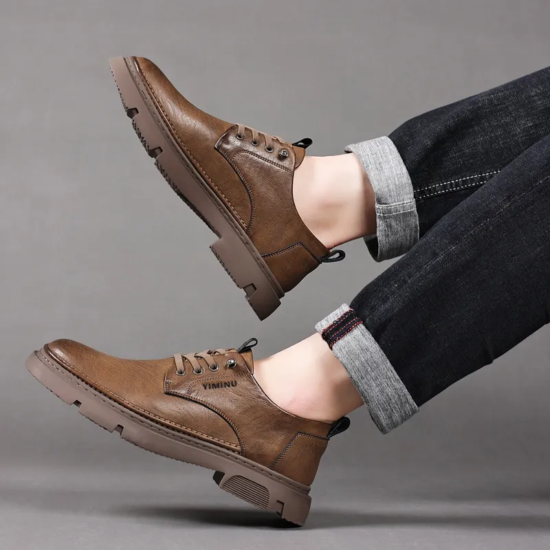 Eminu Ankle-Length Martin Boot Men's-8