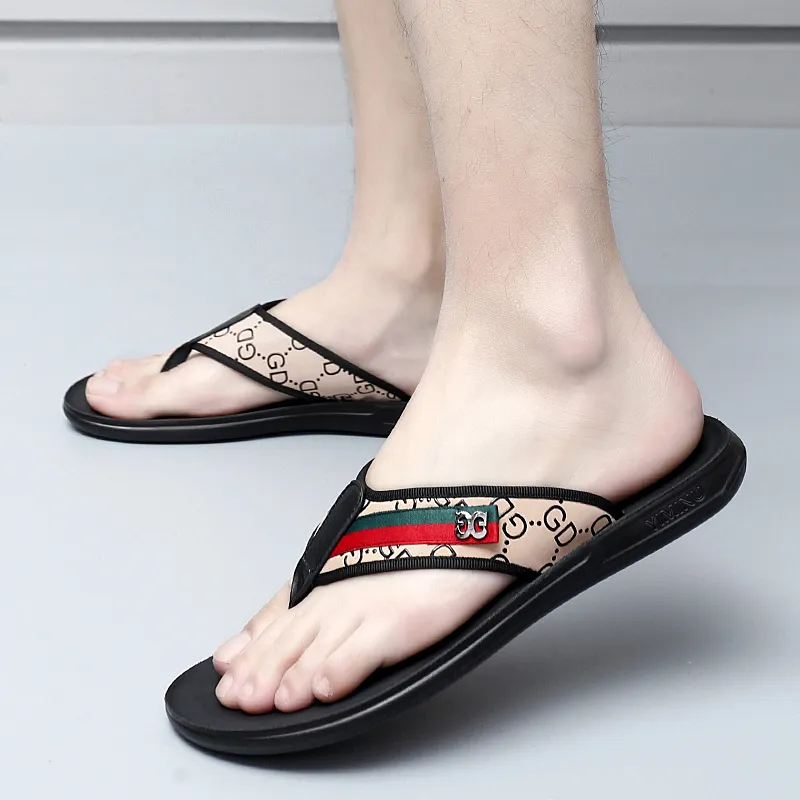 Eminu Rubber Sole Slip Resistant Flip Flops Men's-7