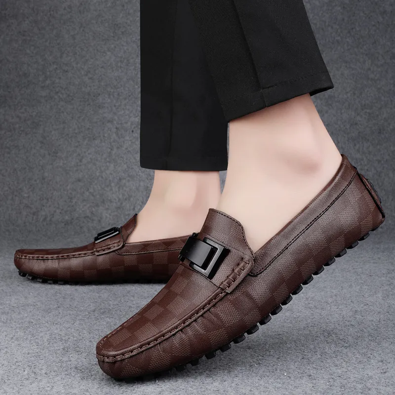 Eminu Gommino Loafers Men Black-17