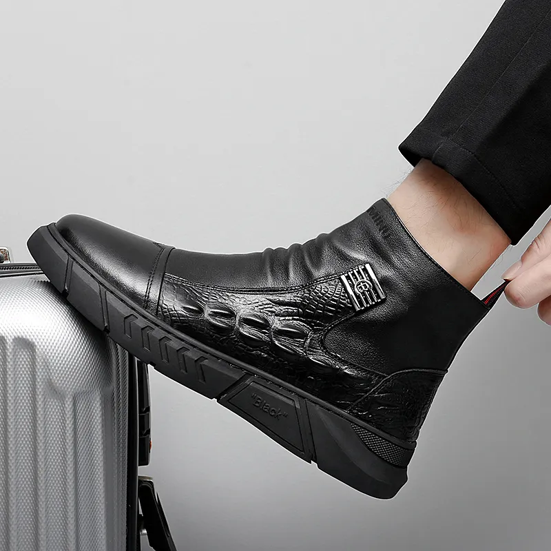 Eminu Ankle Boots Men Black-3