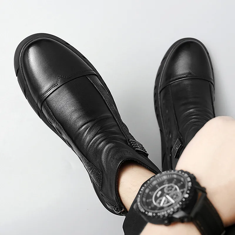 Eminu Ankle Boots Men Black-7