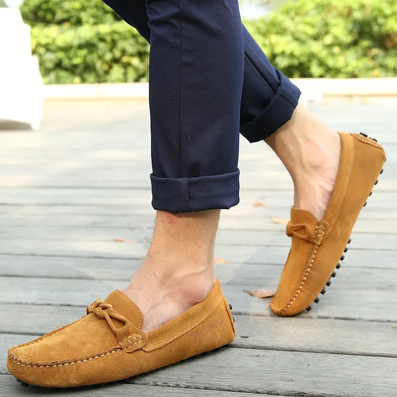 Eminu Gommino Loafers Men Black-18