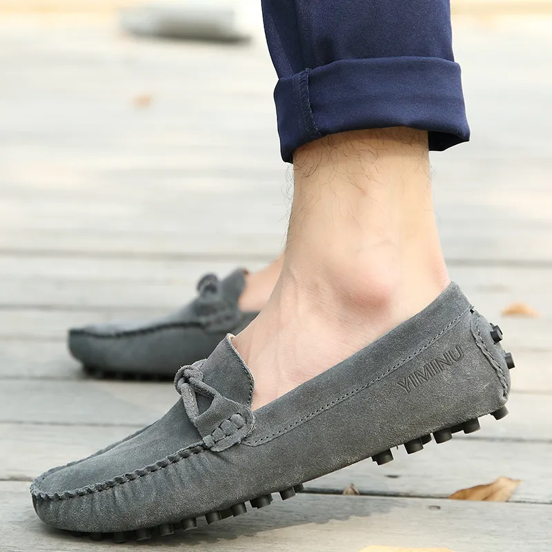 Eminu Gommino Loafers Men Black-3