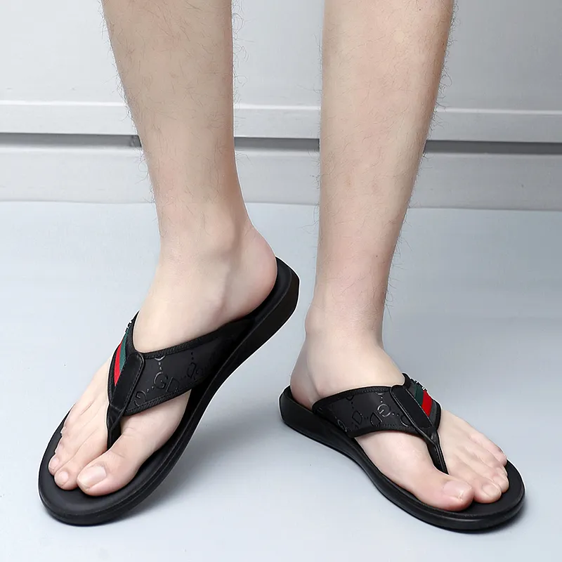 Eminu Rubber Sole Slip Resistant Flip Flops Men's-3