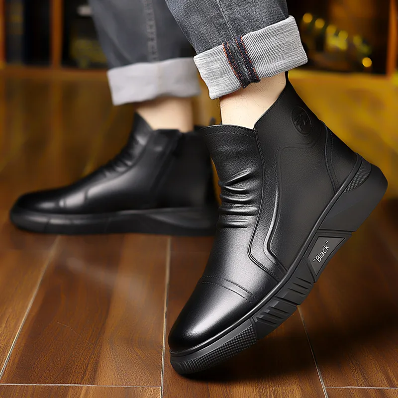 Eminu Ankle Boots Men Black-7