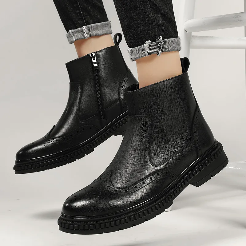 Eminu Ankle Boots Men Black-2