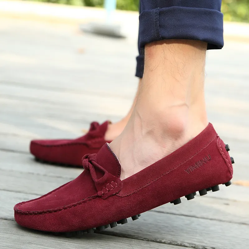 Eminu Gommino Loafers Men Black-12