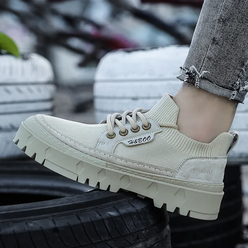 Eminu Slip Resistant Low Top Casual Shoes Men's-9