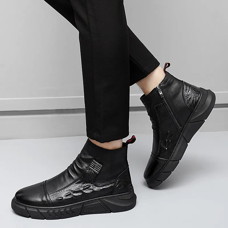 Eminu Ankle Boots Men Black-8