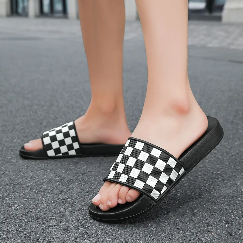Eminu Rubber Sole Slip Resistant Slide Slippers Men's-13