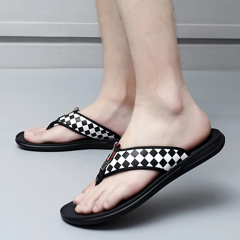 Eminu Rubber Sole Flip Flops Men's-4