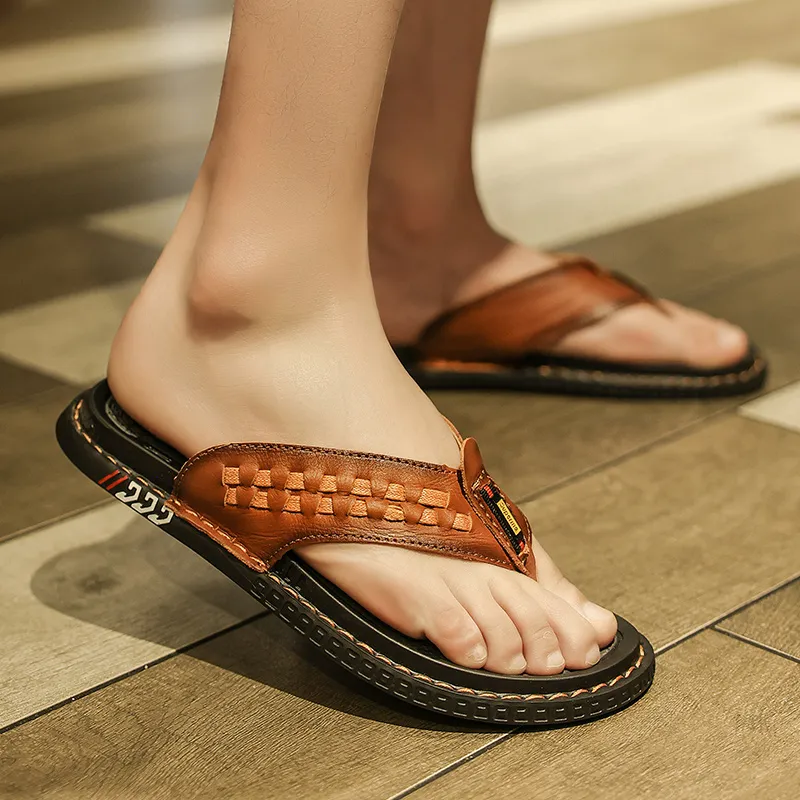 Eminu Slip Resistant Flip Flops Men's-7