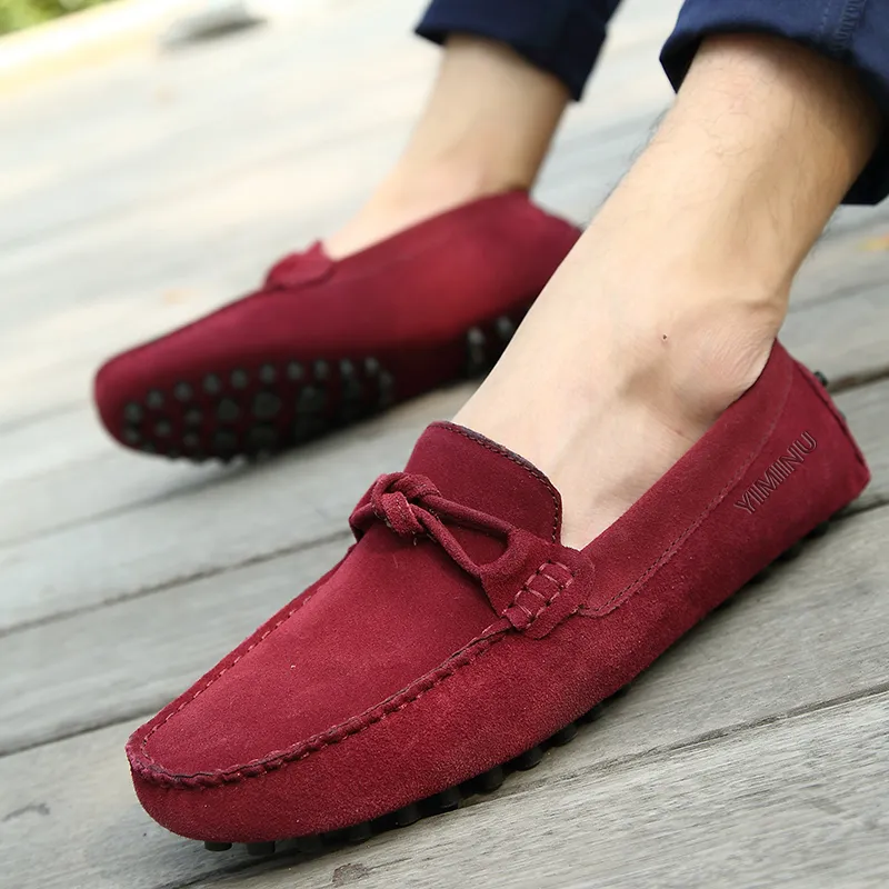 Eminu Gommino Loafers Men Black-14