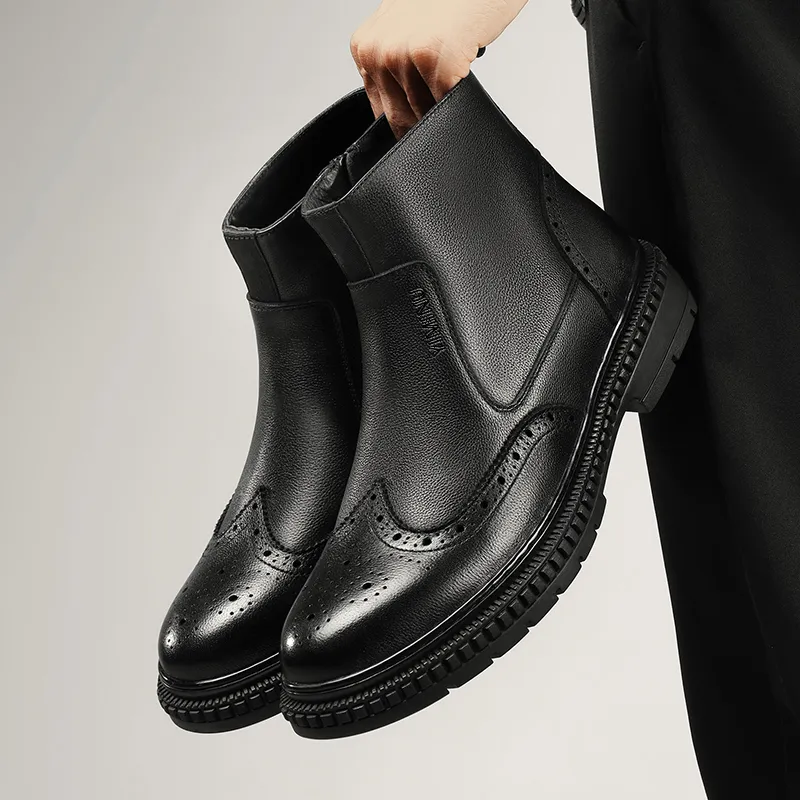 Eminu Ankle Boots Men Black-3