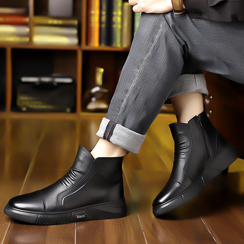 Eminu Ankle Boots Men Black-4