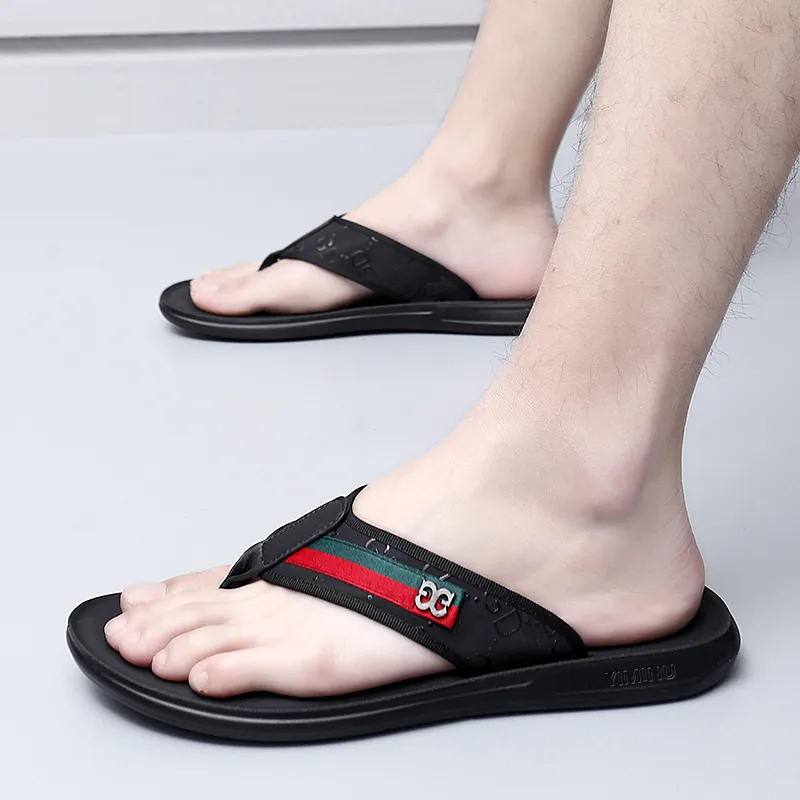 Eminu Rubber Sole Slip Resistant Flip Flops Men's-2