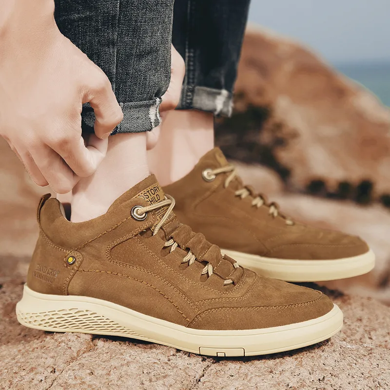 Eminu Martin Boots Men Yellow-8