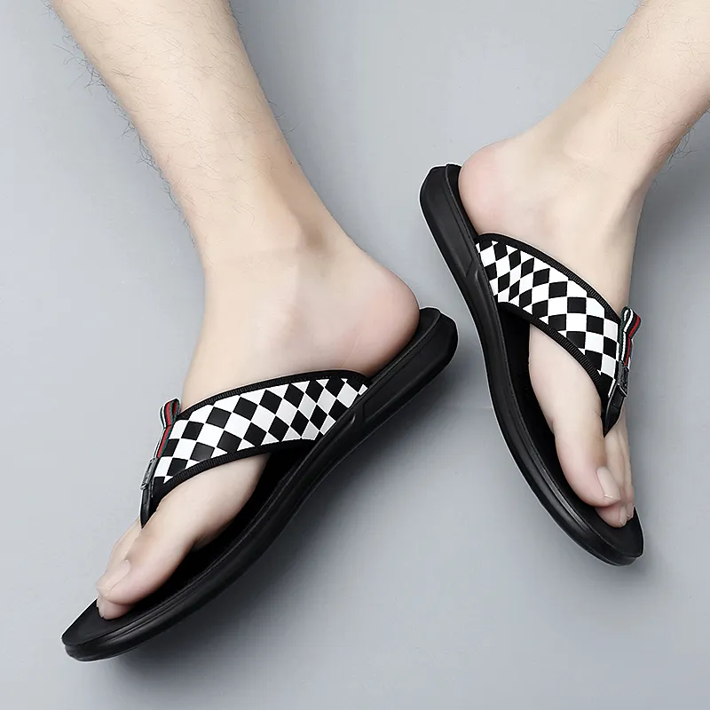Eminu Rubber Sole Flip Flops Men's-2