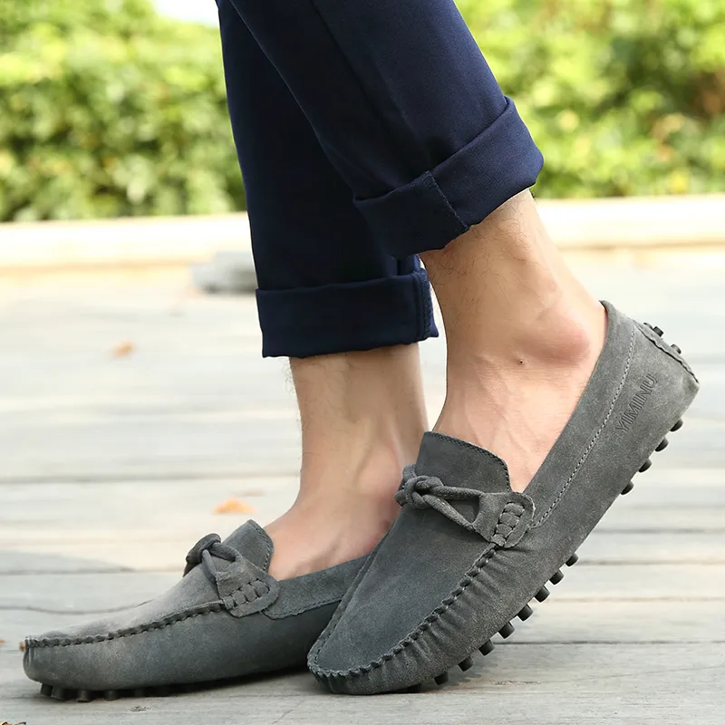 Eminu Gommino Loafers Men Black-4