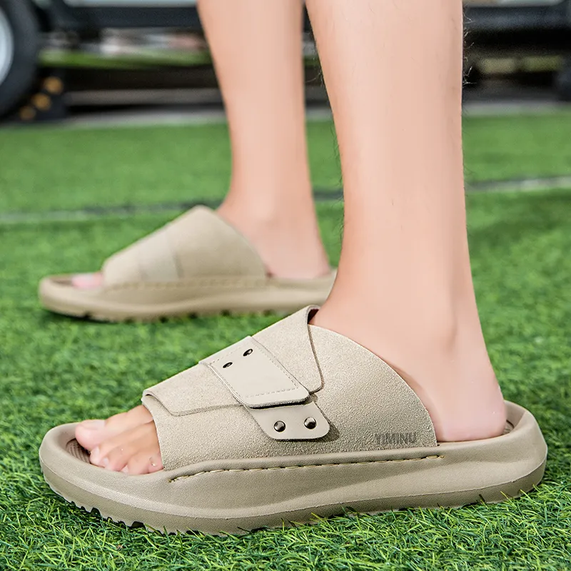 Eminu Rubber Foam Outsole Slip Resistant Slide Slippers Men's-6