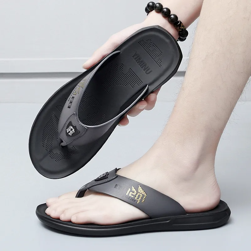 Eminu Rubber Sole Slip Resistant Flip Flops Men's-9