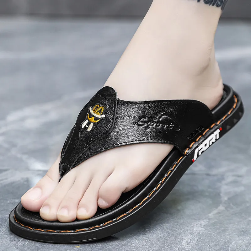 Eminu Rubber Sole Quick Dry Flip Flops Men's-4