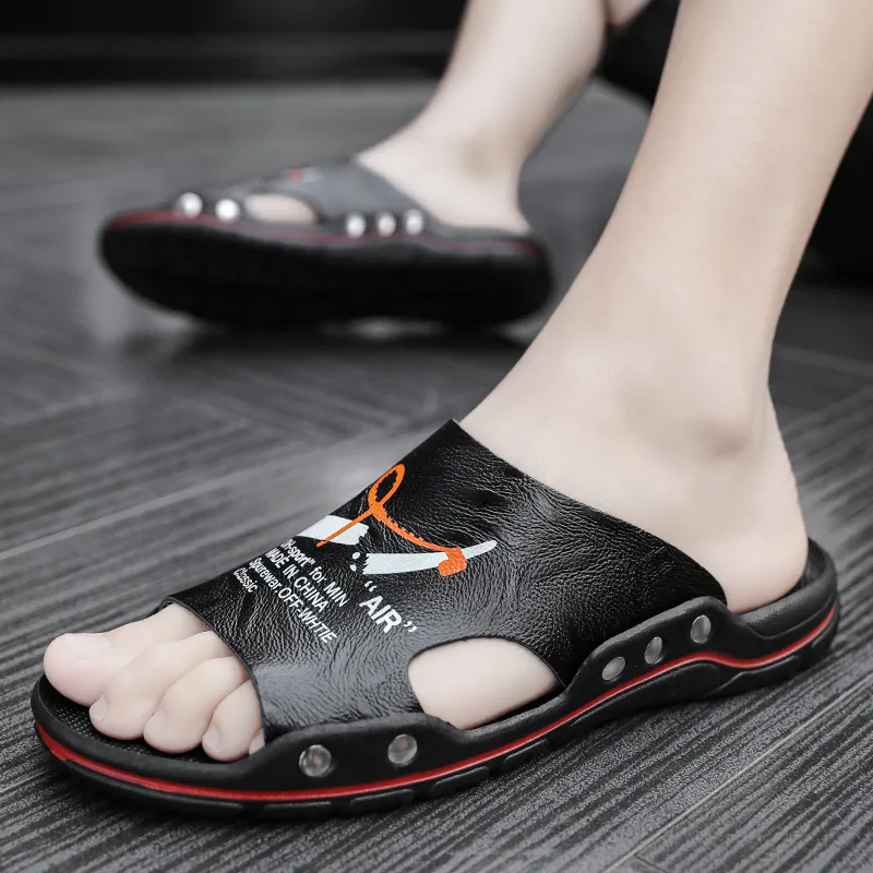 Eminu Abrasion Resistant Slide Slippers Men's-4