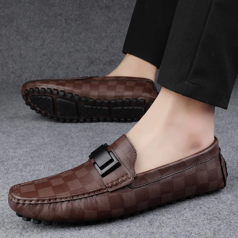 Eminu Gommino Loafers Men Black-16